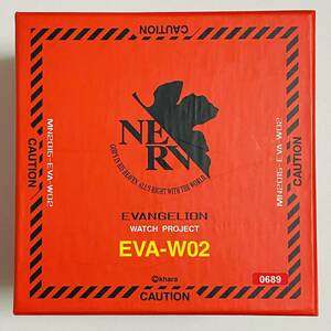 【動作品】Khara カラー EVANGELION エヴァンゲリオン WATCH PROJECT クォーツ 腕時計 MN2015 EVA-W02