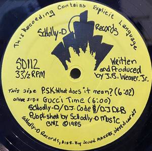 Schoolly D - P.S.K.-What Does It Mean? / Gucci Time /Reissue