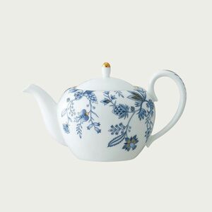 ノリタケ！ ☆ブルーソレンティーノ・ティーポット☆ 新品 コーヒー 紅茶 ミルク ラテ エスプレッソ 茶器 ギフト 