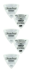 即決◆新品◆送料無料ESP PA-LT10-LikeanAngel White/5枚セット Like～an～Angel tetsuya ピック ラルクアンシエル/メール便