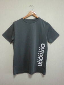 OUTDOOR PRODUCTS アウトドアプロダクツ 半袖 プリント クルーネック Tシャツ メンズ トップス size:L