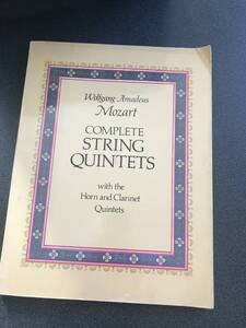 ◆◇楽譜/モーツァルト Complete String Quintets 弦楽五重奏曲全集 【DOVER】◇◆