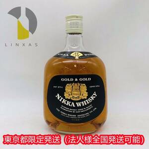 東京都限定発送【未開栓】NIKKA（ニッカ）G&G ゴールド＆ゴールド 黒ラベル 43％ 750ml WH54074