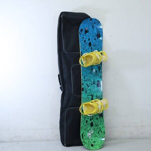 BURTON バートン レイション 2014 スノーボード キャンバー ビンディング/収納バッグ付き★991h22