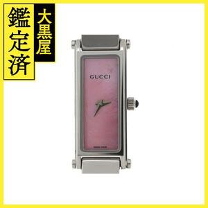 GUCCI グッチ 腕時計 1500L YA015554 ステンレス ピンクシェル文字盤 クォーツ【472】SJ