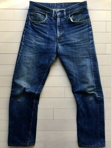 【極上】濃紺 BIGE 505 32×30 60年代 刻印4 デカポケ 鬼ヒゲ リーバイス LEVIS オリジナル ビッグE 501XX 506XX 507XX 557 501 66 551ZXX