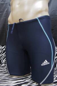 to_0780k ★定形外 配送★ adidas アディダス ネイビー 競泳水着 競パン ジュニアサイズの150