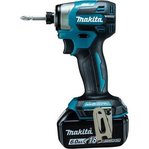 (正規販売店) マキタ 充電式インパクトドライバ TD173DRGX 青 18V 6.0Ah バッテリーBL1860x2本 充電器DC18RF ケース付き makita