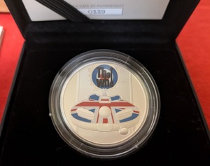 【動画あり】2021 The Who ザ・フー 1オンスカラー プルーフ銀貨 イギリス ミュージックレジェンド エリザベス女王