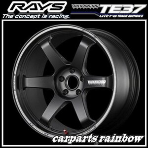 ★RAYS/レイズ VOLKRACING ボルクレーシング TE37ultra TRACK EDITIONⅡ 19×9.5J 5/114.3 +35★ブラストブラック(BC)★