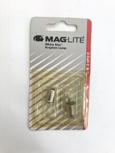 USA マグライト MAGLITE 2-CELL C＆D ホワイトスター 2セルC＆D用 クリプトンスペア球2個　LWSA201C