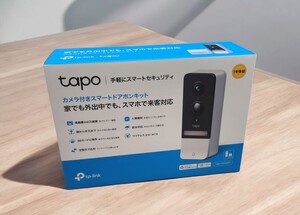 美品 TP-LINK Tapo D230 スマートドアホン/ドアベル Android/iPhone対応 スマートホーム スマートハブ付き バッテリー駆動