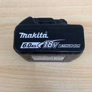 中古品 マキタ makita リチウムイオンバッテリー 18V 6.0Ah BL1860B バッテリー充電回数:66回 バッテリー・電動工具