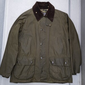 英国 Barbour BEDALE オイルドジャケット【C38】オリーブグリーン バブアー ワックスコットン