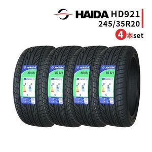 4本セット 245/35R20 2024年製造 新品サマータイヤ HAIDA HD921 送料無料 245/35/20