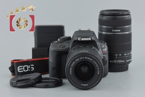 【中古】Canon キヤノン EOS Kiss X7 ダブルズームキット ブラック