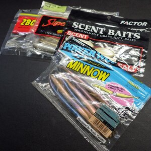 SCENT BAITS 4本入 その他ワームセット 合計4枚セット ※減有 ※在庫品 (6L0303)