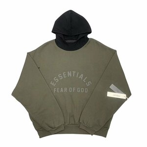 FEAR OF GOD フィアオブゴッド NYLON FLEECE HOODIE バックプリント スウェットプルパーカ パーカ 中古 Ｍ TN 1