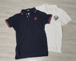 Abrcrombie&Fitch アバクロンビー&フィッチ ロゴ 半袖ポロシャツ おまけ 計2枚