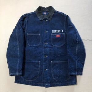 ★ Dickies ディッキーズ SECURITY ブランケット デニムカバーオール ジャケット M