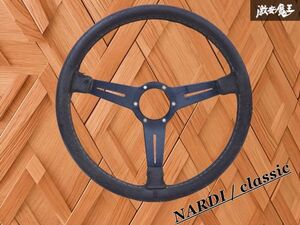 売り切り！！ 【ストア出品】 NARDI ナルディ クラシック ブラックスポーク レザー ステアリング ハンドル 36φ / 激安魔王 棚