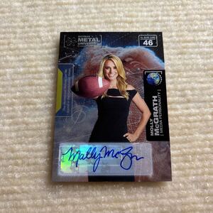 R20 Molly McGrath 2021 Metal Universe Champions Skybox Auto サイン オート