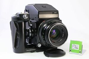 【同梱歓迎】【動作保証・点検済】良品■ZENZA BRONICA ETRS AE-II + ZENZANON MC 75mm F2.8 引き蓋つき■シャッター全速・露出計完動■260