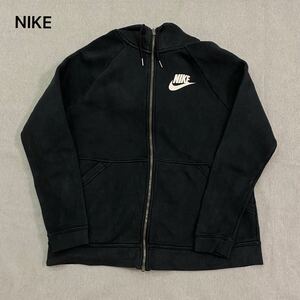 NIKE Y2K 00s TECH テック GOR sweat parker ナイキ スウェット ジップアップ メンズ Mサイズ 黒 ブラック アメリカ古着 インポート