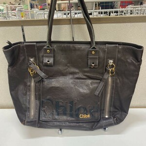 ●Chloe/クロエ 　★レザー ハンドバッグ　★黒色　★中古