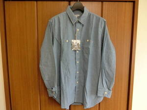 Engineered Garments エンジニアード ガーメンツ 2024SS Work Shirt 4.5oz Cotton Chambray Lサイズ 未使用品 送料込