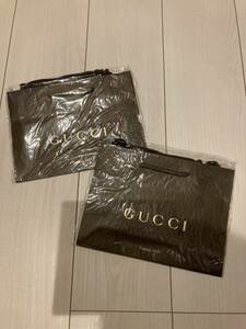 未使用 未開封 GUCCI グッチ ショッパー ショッピングバッグ ショップバッグ ショップ袋 ブランド袋 紙袋 紙バッグ エコバッグ 小物入れ ③