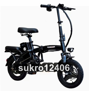 数量限定 大人用 折り畳み電動自転車 12インチのタイヤ,48V，240W，6A お見逃しなく！電動自転車