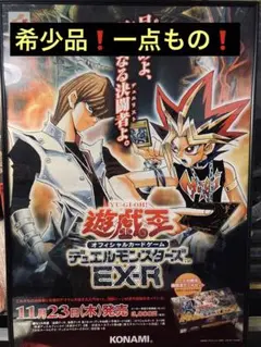 激レア❗️遊戯王　構築済みデッキ　EX-R 非売品ポスター　フレーム付き❗️