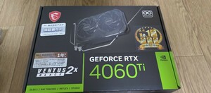 MSI GeForce RTX4060ti VENTUS 2X 8G OC