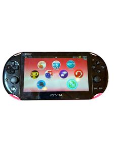 ☆送料230円☆ SONY PS VITA PCH-2000 ピンク×ブラック 本体のみ ソニー PS Vita ヴィータ 初期化/簡易動作確認済み 1円～