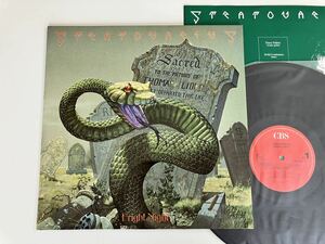 【89年オリジナル】Stratovarius / Fright Night LP CBS EU 463416-1 ストラトヴァリウス1st,Timo Tolkki,北欧パワーメタル,インナーあり