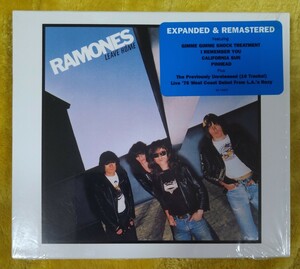 Leave Home Ramones 旧規格紙ケース付リマスター輸入盤中古CD ラモーンズ リーヴ・ホーム ボートラ収録 R2 74307 外ビニール付き