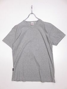 AVIREX　アヴィレックス　半袖Tシャツ　グレー　ロゴ入り　XL