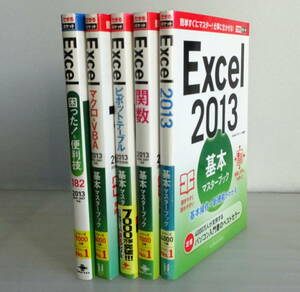 【できるポケット】Excel 2013 基本+関数+ピボットテーブル+マクロ＆VBA+困った!&便利技182 合計5冊セット 送料無料