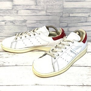 R6942bE adidas アディダス STAN SMITH スタンスミス スニーカー ホワイト×ボルドー レディース 23cm ローカット AQ0887