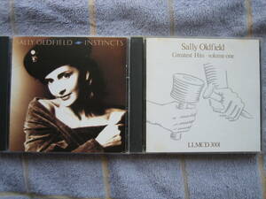CD　サリーオールドフィールド2枚セット　GREATEST HITS VOL.１+INSTINCTS　中古品　Sally Oldfield mike マイクオールドフィールド