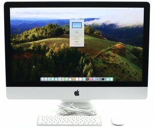 Apple iMac Retina 5K 27インチ 2020 Core i5-10600 3.3GHz 16GB 512GB(APPLE SSD) Radeon Pro 5300 5120x2880ドット macOS Sonoma