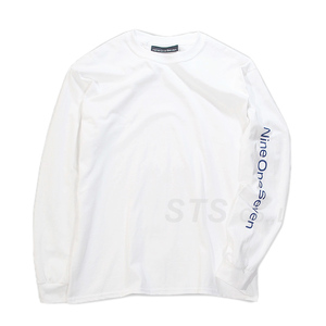 Nine One Seven - Nine One Seven Long Sleeve T-Shirt　白XL　ナイン ワン セブン - ナイン ワン セブン ロング スリーブ ティーシャツ