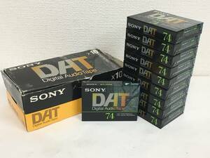 ◆◇エ448 未開封 DAT テープ SONY DT-74 10本セット 輸送箱付き◇◆