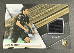 2021 Topps MLS Carlos Vela Match-Used Memorabilia Jersey JR-CV カルロス・ベラ　ジャージ