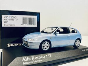 1/43 Minichamps Alfa Romeo アルファロメオ 147 2001 Blue