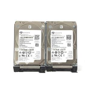 S6111260 SEAGATE 1.2TB SAS 10K 2.5インチ NECマウンタ HDD 2点【中古動作品】