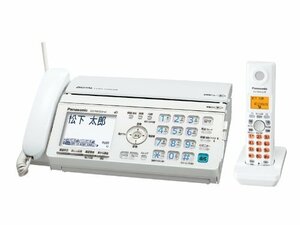 【中古】 パナソニック おたっくす デジタルコードレスFAX 子機1台付き ホワイト KX-PW520DL-W