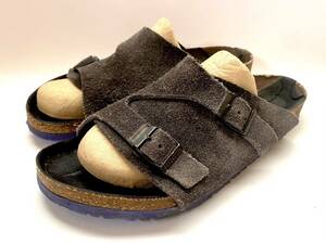 ★ BIRKENSTOCK ★ BEAMS 別注 zurich チューリッヒ サンダル 43 ビルケンシュトック 28cm ブラック スウェード レザー 黒