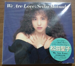 松田聖子　We Are Love 初回限定仕様　スペシャル・パッケージ